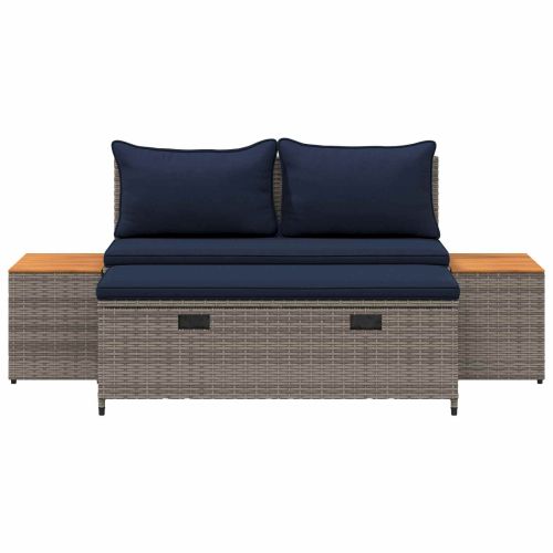 Комплект дивани за открито 4 -Seater 4 pcs 55 x 30 x 39 см