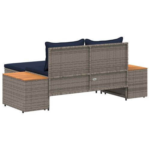 Комплект дивани за открито 4 -Seater 4 pcs 55 x 30 x 39 см
