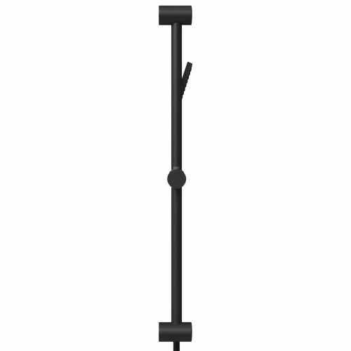 Комплект душ система Черно 70 cm Неръждаема стомана