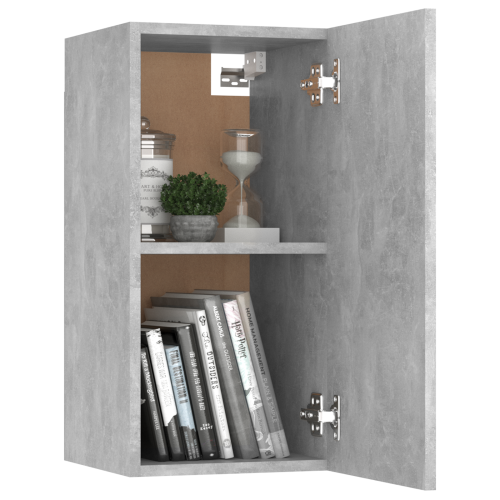 | Wall TV Cabinet | 2 pcs Бетонно сиво 30.5 x 30 x 60 см