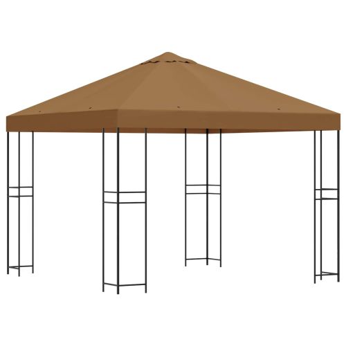Шатра 3 x 3 m Бежово Полиестер и стомана 190 gsm