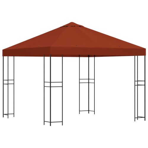 Шатра 3 x 3 m Теракота Полиестер и стомана 190 gsm