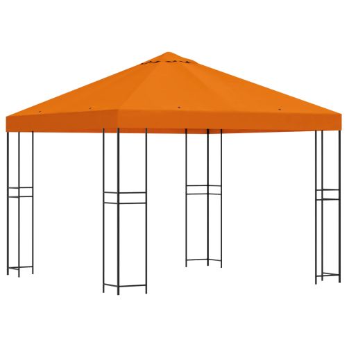 Шатра 3 x 3 m Оранжево Полиестер и стомана 190 gsm