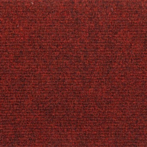 Изтривалки за стълби, самозалепващи се, 10 бр., 56x17x3 см, бордо червени, полукръгли