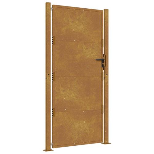 Градинска порта 100x175 см, кортенова стомана