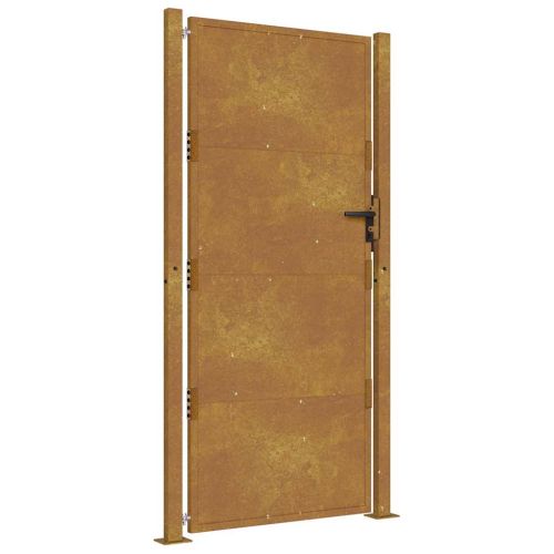 Градинска порта 100x200 см, кортенова стомана