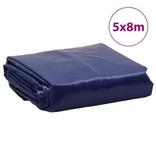 Брезент син 5x8 м 650 г/м²