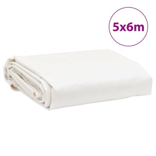 Брезент бял 5x6 м 650 г/м²