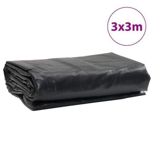Брезент антрацит 3x3 м 650 г/м²