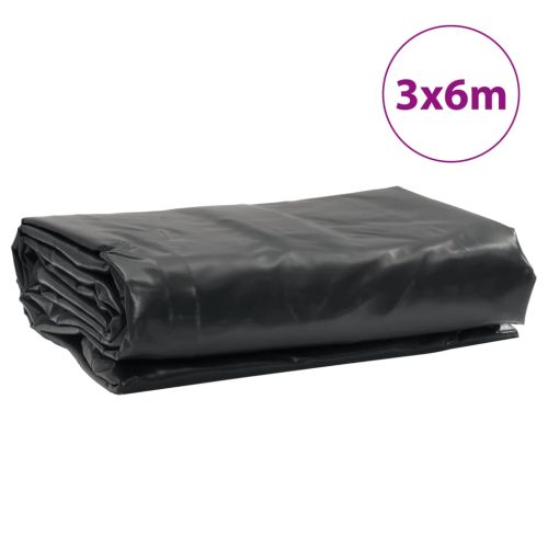 Брезент антрацит 3x6 м 650 г/м²