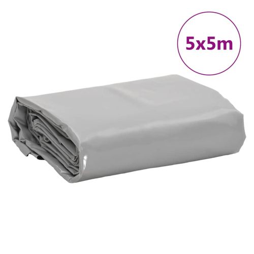 Брезент сив 5x5 м 650 г/м²