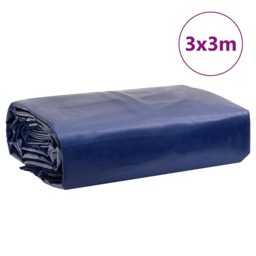 Брезент син 3x3 м 650 г/м²