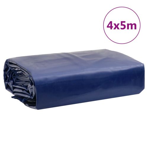 Брезент син 4x5 м 650 г/м²