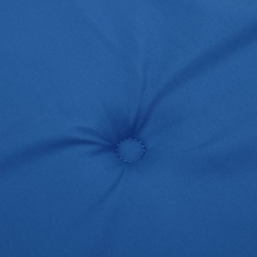 Възглавници за столове 6 бр кралско син 50x50x4 см Оксфорд плат