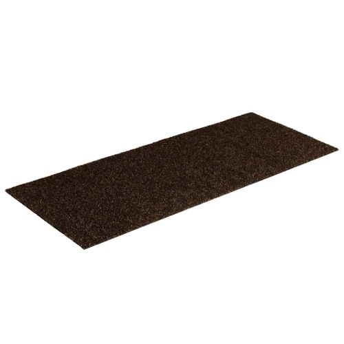Изтривалки за стълби, самозалепващи се, 15 бр., 60x25 см, кафяви, правоъгълни