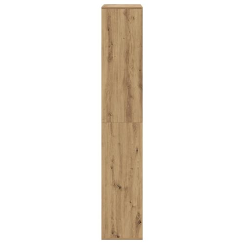 Библиотека, дъб артизан, 100x33x187,5 см, инженерно дърво