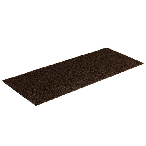 Изтривалки за стълби, самозалепващи се, 30 бр., 60x25 см, кафяви, правоъгълни
