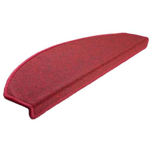 Изтривалки за стълби, 20 бр., 65x24x4 см, червени, полукръгли, големи