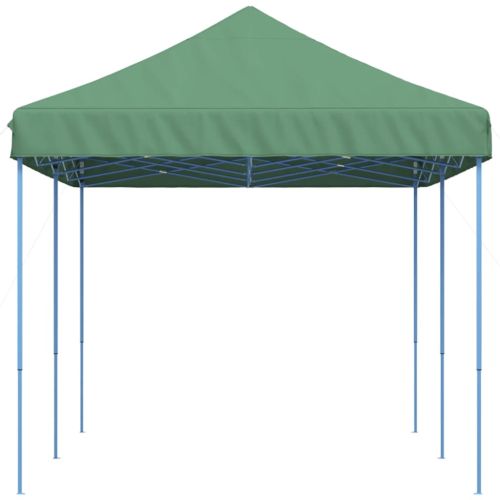 Сгъваема парти шатра, pop-up, зелена, 580x292x315 см