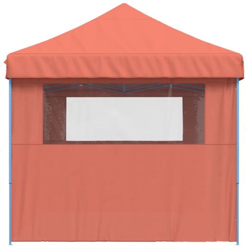 Сгъваема парти шатра pop-up с 3 странични стени теракота