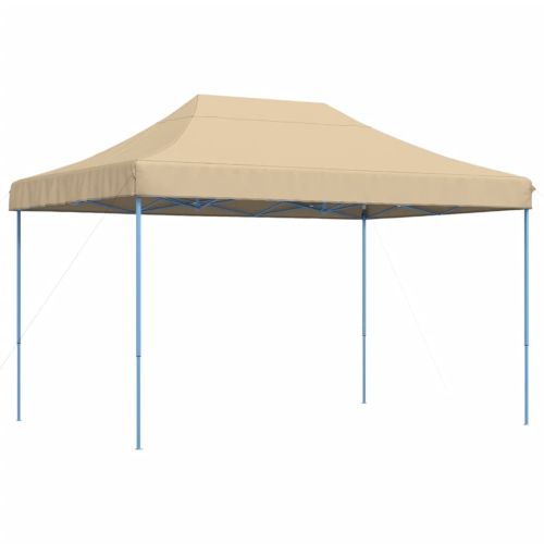 Сгъваема парти шатра, pop-up, бежова, 410x279x315 см
