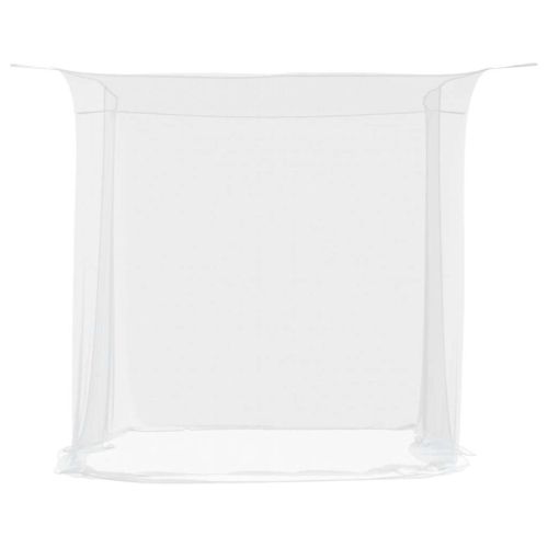 Висяща мрежа против комари 156 mesh бял 220x200x210 см