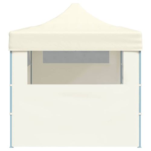 Сгъваема pop-up парти шатра, кремава, 3x6 м