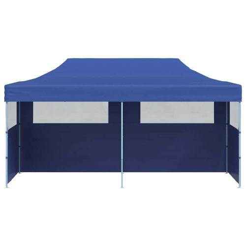 Сгъваема pop-up парти шатра, синя, 3x6 м