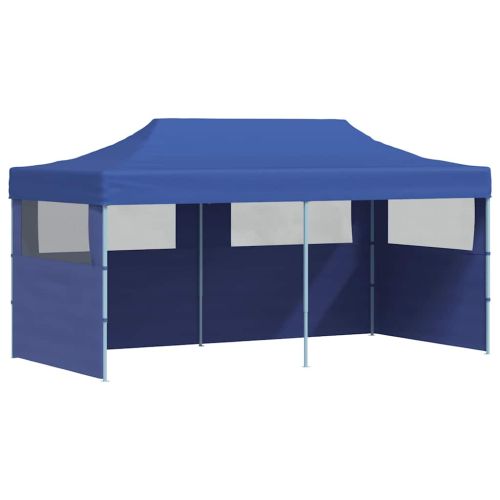 Сгъваема pop-up парти шатра, синя, 3x6 м