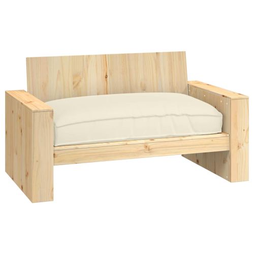 Възглавница Крем 120 x 80 x 12 cm Оксфордска тъкан
