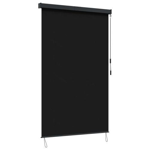 Ролетна щора Черно 160 x 250 cm Текстил и Алуминий