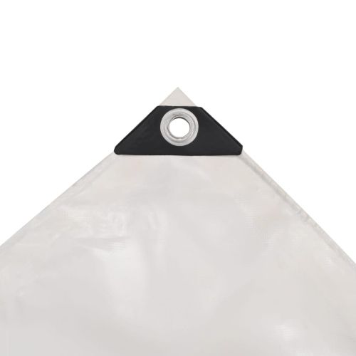 Брезентово платнище, 650 гр/м², 4x6 м, цвят бял