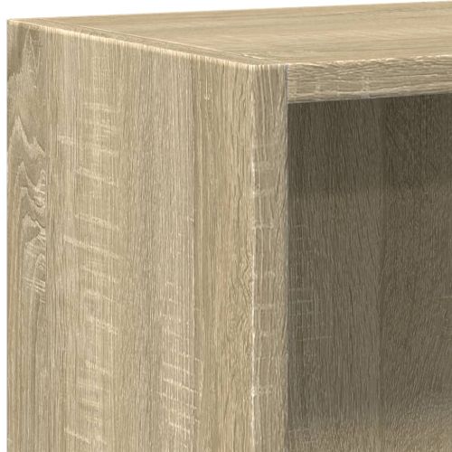 Етажерка за книги, дъб сонома, 40x24x75 см, инженерно дърво