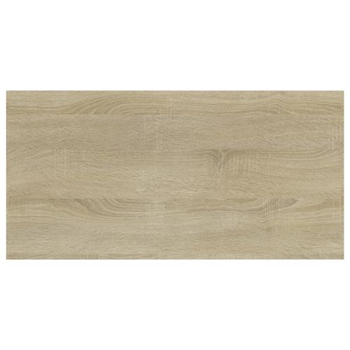 Рафтове, 4 бр, дъб сонома, 40x20x1,5 см, инженерно дърво