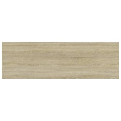 Рафтове за етажерка, 4 бр, дъб сонома, 80x20x1,5 см, ПДЧ