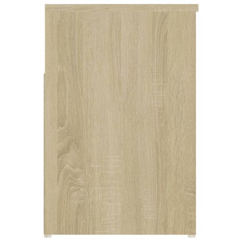 Пейка за обувки, дъб сонома, 80x30x45 см, инженерно дърво