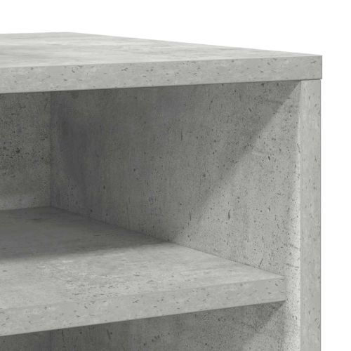Стойки за обувки 2 бр бетонно сив 31,5x35x70 см инженерно дърво