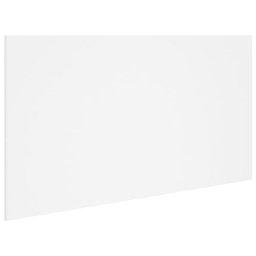 Горна табла за легло, бяла, 160x1,5x80 см, инженерна дървесина