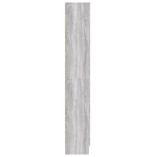Шкаф за книги, сив сонома, 82,5x30,5x185,5 см, инженерно дърво