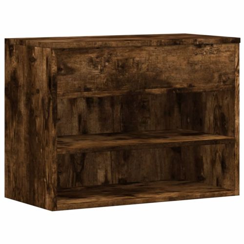 Пейка за обувки, опушен дъб, 60x30x45 см, инженерно дърво