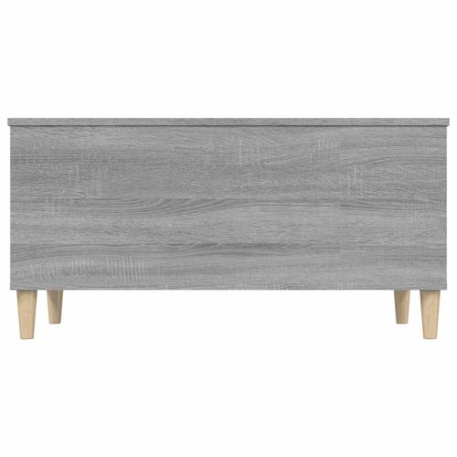 Кафе маса, сив сонома, 90x44,5x45 см, инженерно дърво