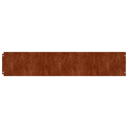 Ограда за трева 10 pcs 20 x 103 cm Кортенова стомана Ръждясало