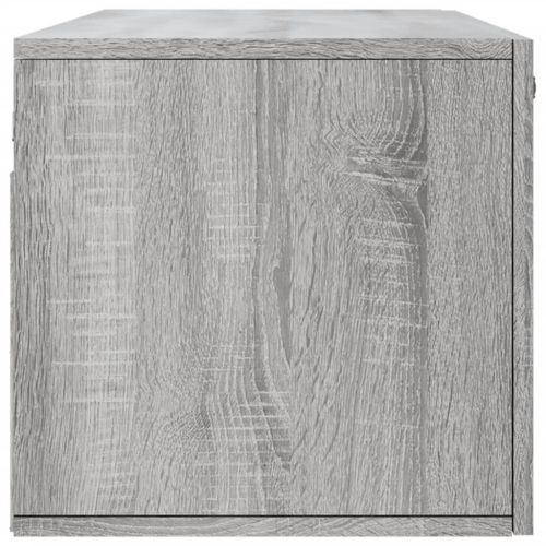 Стенен шкаф, сив сонома, 100x36,5x35 см, инженерно дърво