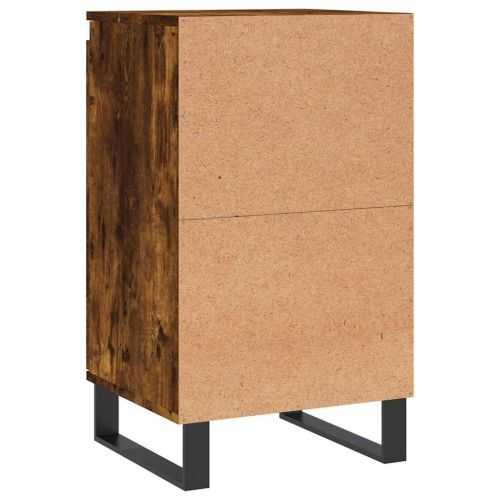Бюфет опушен дъб 40x35x70 см инженерно дърво