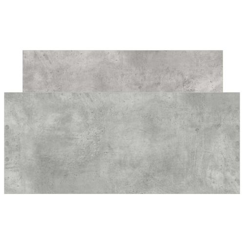 Рамка за легло, бетонно сиво, 90x200 см, инженерно дърво
