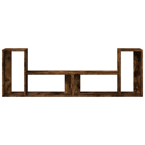 ТB шкафове, 2 бр, опушен дъб, 75x30x50 см, инженерно дърво
