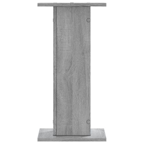 Стойки за тонколони 2 бр сив сонома 30x30x60 см инженерно дърво