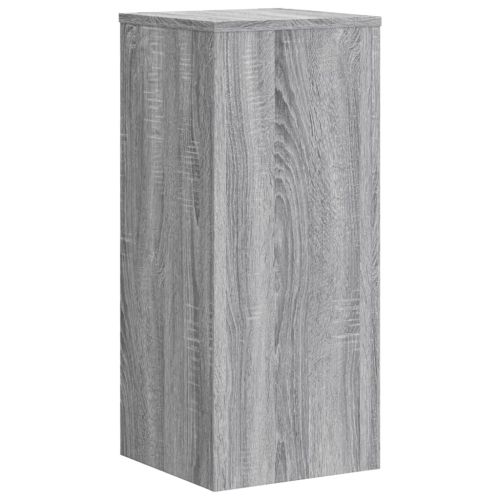 Стойки за растения 2 бр сив сонома 30x30x70 см инженерно дърво