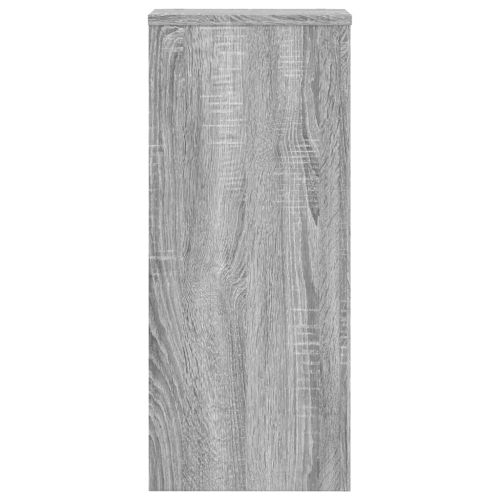 Стойки за растения 2 бр сив сонома 30x30x70 см инженерно дърво