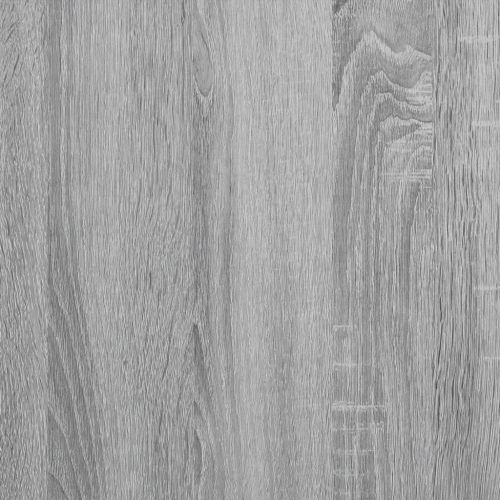 Библиотека/разделител за стая, сив сонома, 100x33x94,5 см